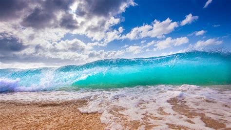 Download Wallpaper 3840x2160 Ocean Surf Foam Hawaii