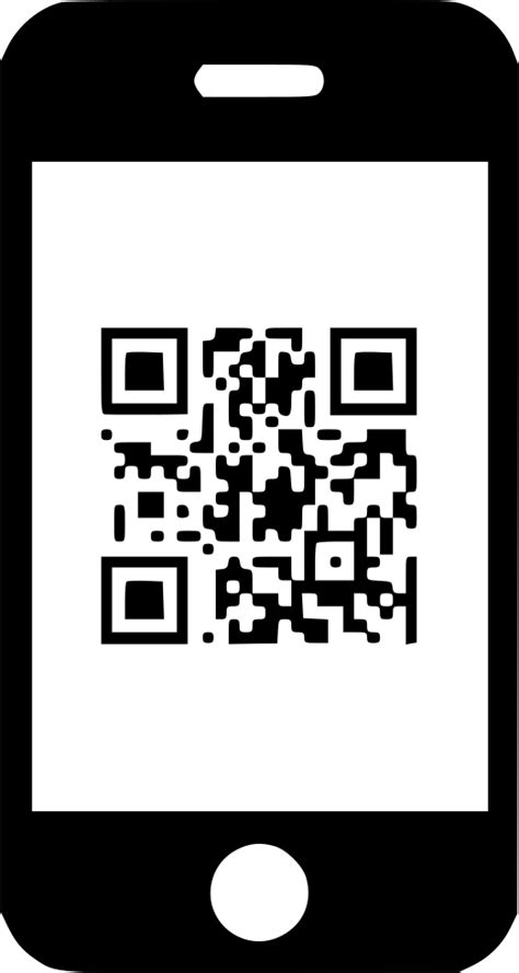 Phone Qr Code Icon Clipart Qr Code Barcode Scanners Qr Code Scanner