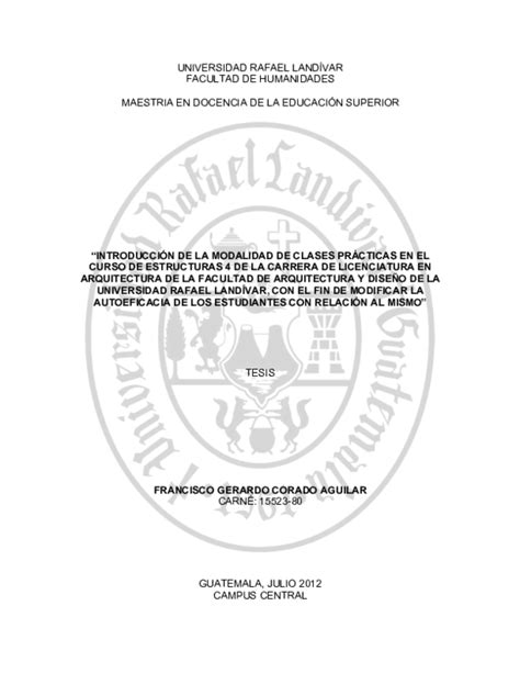 (PDF) Tesis Maestria en Docencia | Francisco Gerardo ...