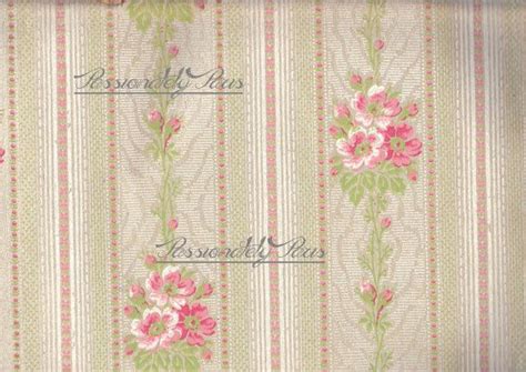 Free Download Antique French Hand Painted Wall Paper By