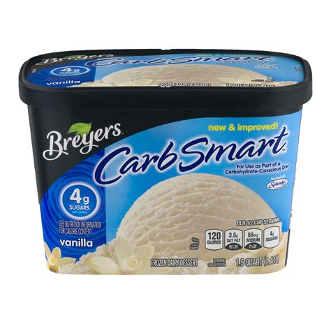 Breyers Carb Smart Ice Cream Vanilla 15qt Garden Grocer