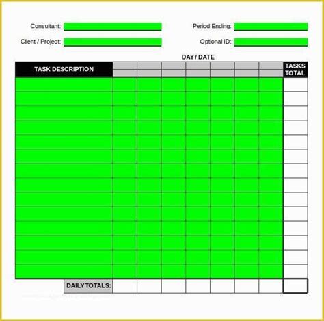 Free Microsoft Excel Templates Of 16 Consultant Timesheet Templates