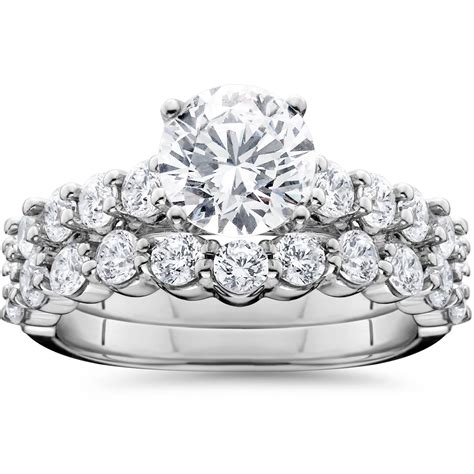 I've never heard of walmart selling fake stones as real ones. 2 1/15ct Diamond Engagement Ring With Matching Wedding Band 14K White Gold | Walmart Canada