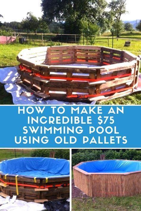 How To Make An Incredible 75 Swimming Pool Using Old Pallets I Ve