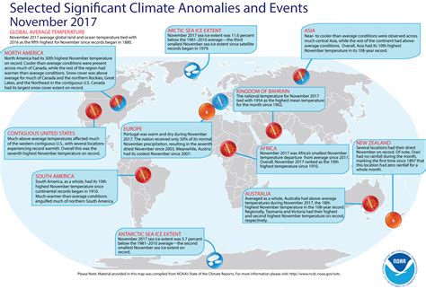 Global Climate Report November 2017 State Of The Climate National