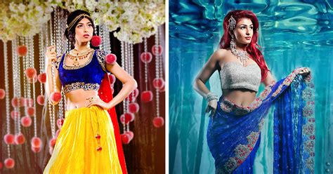 Want to watch me strip and masturbate? I Reimagined 9 Disney Princesses As Indian Brides | Bored ...