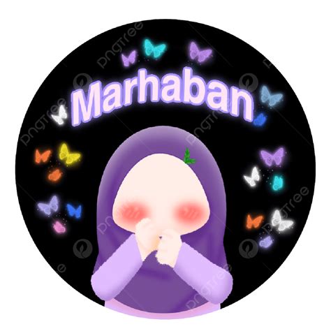 Muslim Expression Sticker Chibi Hijab Muslim Art Muslimah 2022 Png