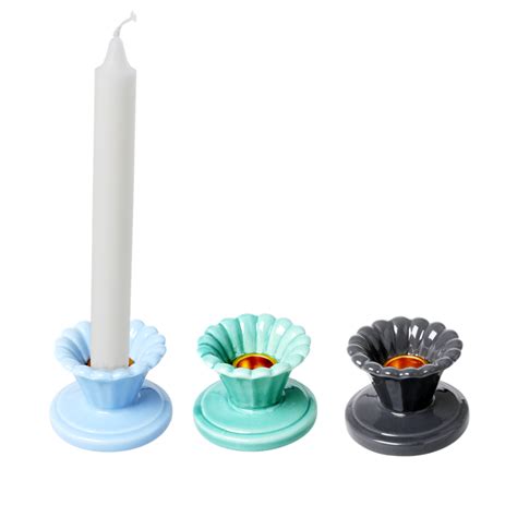 Small Ceramic Candle Holders By Rice Dk Vibrant Home