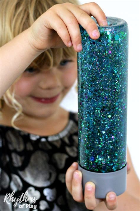 Mermaid Tail Glitter Sensory Bottle Glitter Sensory Bottles Sensory