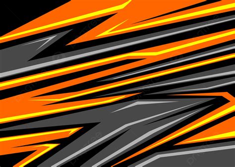 Racing Abstract Background Stripes With Orange Yellow Black And Dark