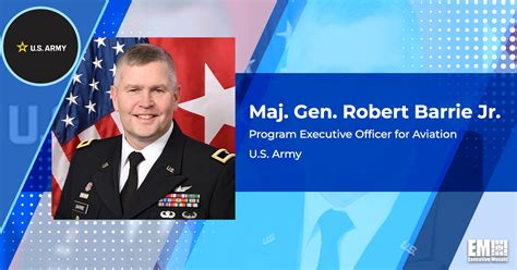 Army Maj Gen Robert Barrie Jr Appointed Deputy For Acquisition