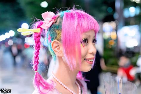 Haruka Kurebayashi W “magical Girl” Dress And Pink Braids In Harajuku Tokyo Fashion In 2022