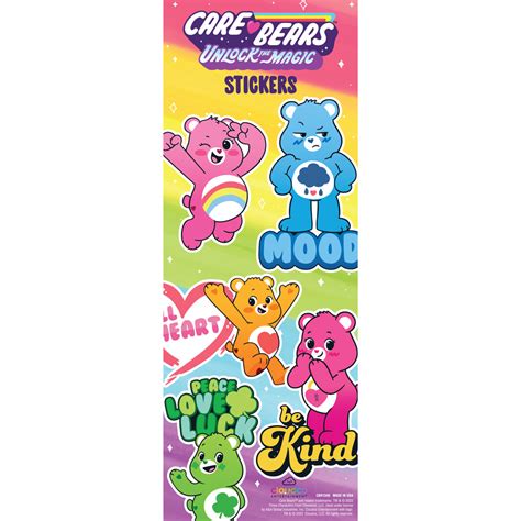 Care Bears Sticker Display Card A A Global Industries