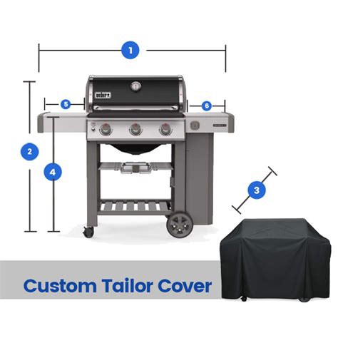 60 Inch Gas Grill Cover For Weber 300 Series Genesis Ii E 310 Oem