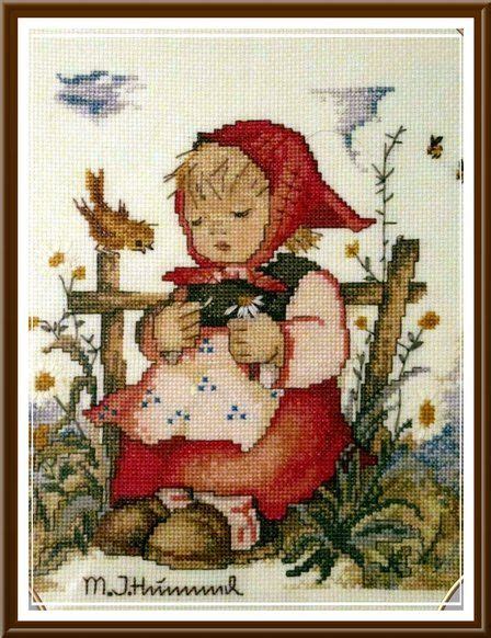 Beach cottage stitchers > kits > hummel kits. Hummel-Stickerei | Cross stitch alphabet, Cross stitch ...