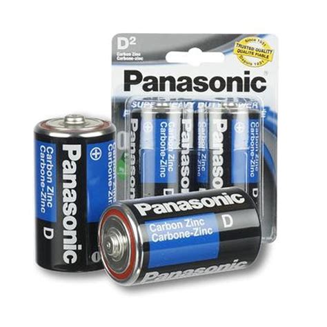 24 X Panasonic D Batteries Super Heavy Duty Carbon Zinc Battery 15v