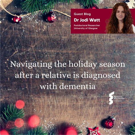Dr Jodi Watt Navigating The Holidays After A Relative Is Diagnosed