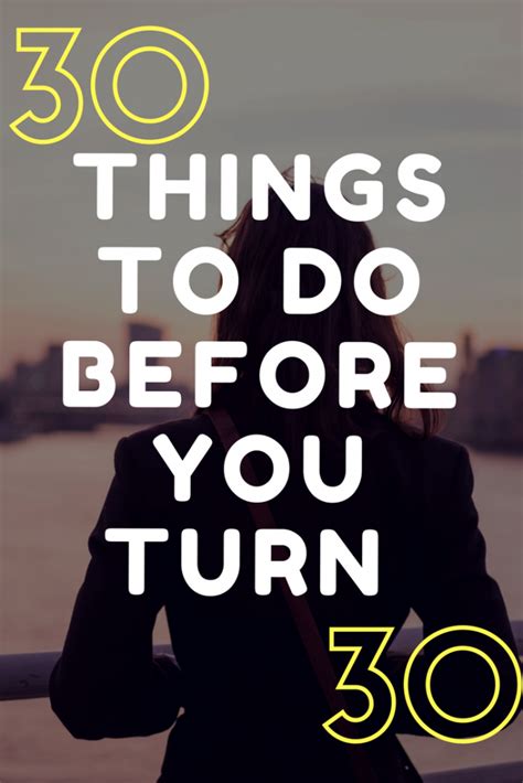 Before 30 Bucket List Easy Things I Have To Do Before I Turn 30