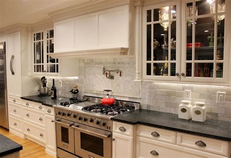 Our friendly and knowledgeable design team has over ten years of experience and can assist you with all facets of your. Luxurious Transitional Kitchen w/White Cabinetry & Custom Wood Range Hood - Transitional ...