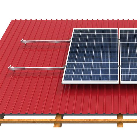 05mm 15mm Pitched Corrugated Photovoltaic Structures Trapezoidal