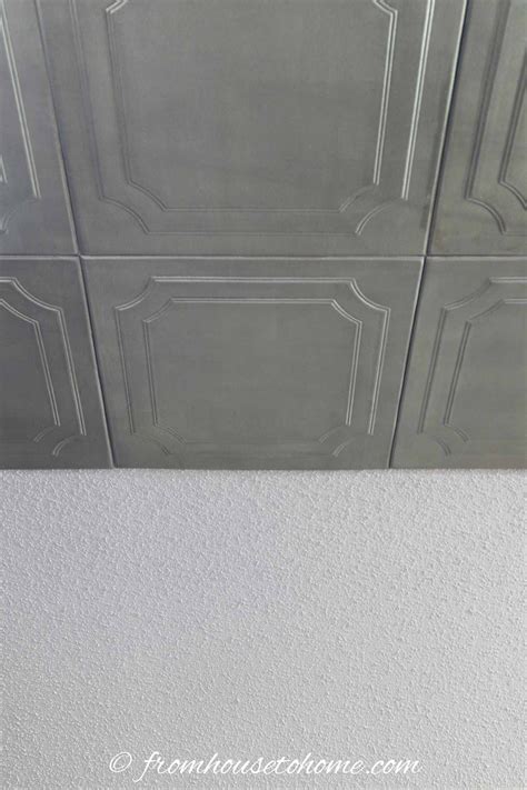 Installing decorative metal ceiling tiles is a relatively simple task, but only if you understand all the steps involved. How to Install Styrofoam Faux Tin Ceiling Tiles | Faux tin ...