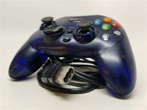 Gamestop Corded Controller for XBOX BB-136 Game Stop Dark Blue Game