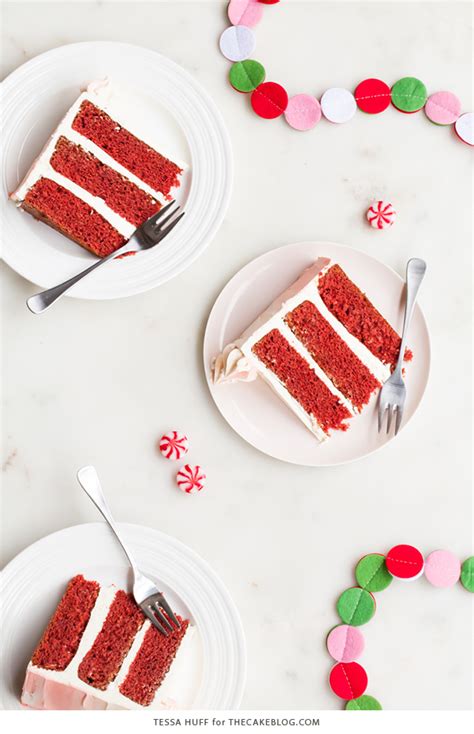 Peppermint Red Velvet Cake