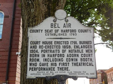 Bel Air Historic Marker Bel Air Maryland Jimmy Emerson Dvm Flickr