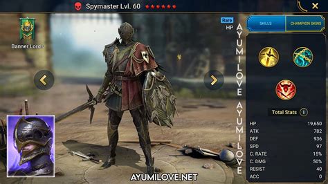 Spymaster Raid Shadow Legends Ayumilove