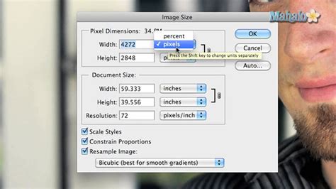 Learn Adobe Photoshop Image Size Options Youtube