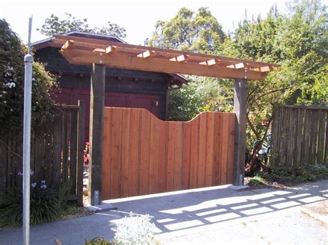 We Would Like Something Like An Arbor Over The Driveway Gate Area