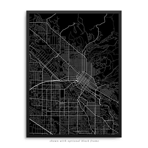 Boise Idaho Poster City Map Decor