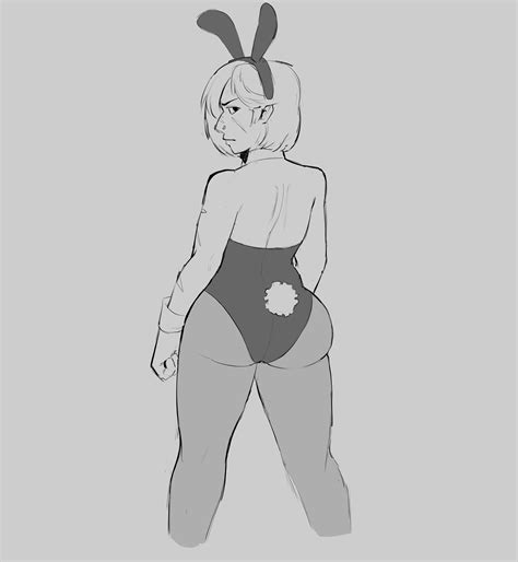 Rule 34 Ass Big Ass Big Butt Bunny Ears Bunny Tail Bunnysuit Clothing Dead By Daylight Female
