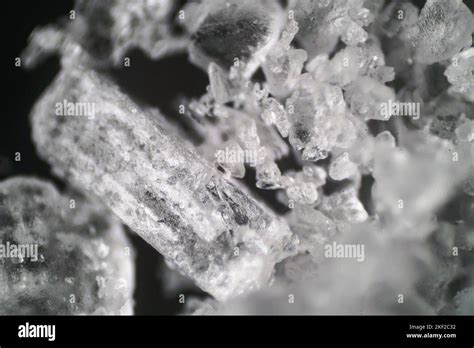 The Microscopic World Sugar Crystals Stock Photo Alamy