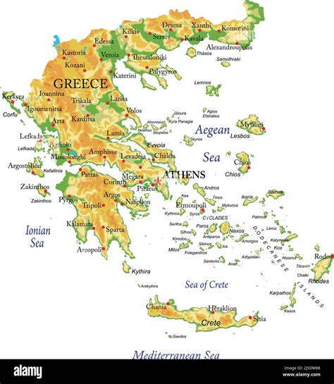 Map Corfu Hi Res Stock Photography And Images Alamy