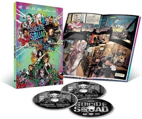 Suicide Squad Extended Cut With Exclusive Graphic Novel Blu Ray Dvd