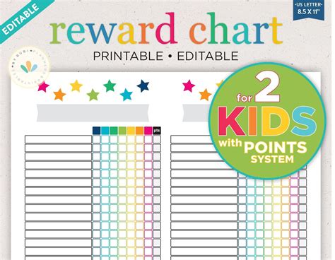 Childrens Reward Charts Printable Reward Charts Chore Chart Kids