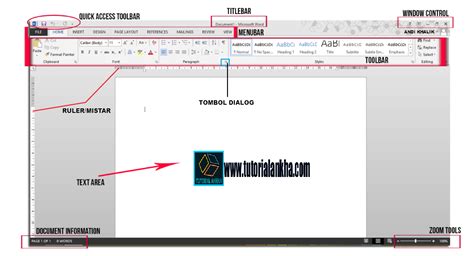 Mengenal Bagian Fungsi Menu Pada Microsoft Word