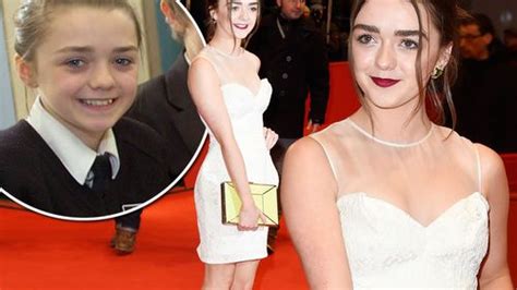 Happy Birthday Maisie Williams Game Of Thrones Stars Childhood Snaps