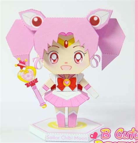 Anime Paper Toys Sailor Moon Sailor Chibi Moon Paperzone Vn