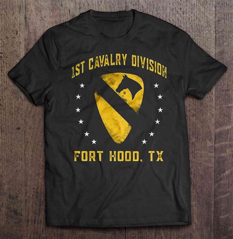 1st Cavalry Division Fort Hood Tx Tee Shirt S 3xl