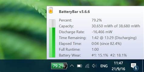 Mostrar Porcentaje De Batería En La Barra De Tareas En Windows 10