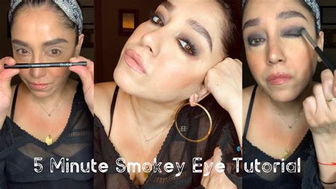 5 Minute Smokey Eye Tutorial Youtube