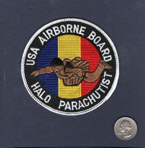 Us Army Airborne Board Halo Parachutist Company Unit Squadron Patch Ebay