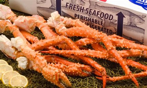 5 Lbs Large Alaskan Golden King Crab Legs And Claws 10th And M Seafoods