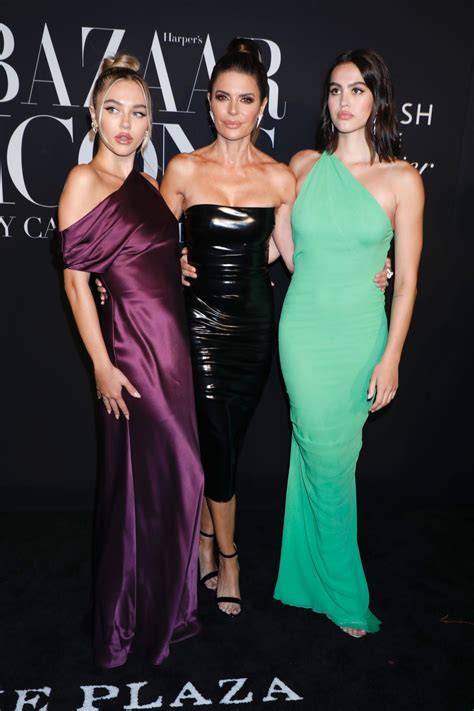 Lisa Rinna And Delilah And Amelia Hamlin At Harpers Bazaar Icons In
