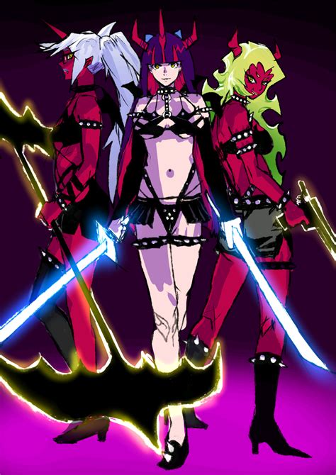Panty And Stocking With Garterbelt Scanty And Kneesocks