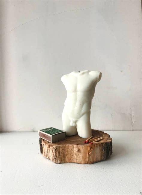 Male Body Candle Man Body Torso Candle Candles Organic Etsy
