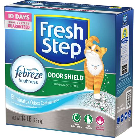Fresh Step Odor Shield Scented Litter With The Power Of Febreze
