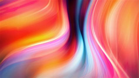 Download Wallpaper 2048x1152 Waves Colorful Abstraction Illusion Ultrawide Monitor Hd Background
